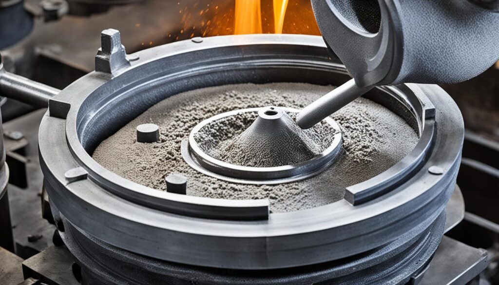 sand casting process