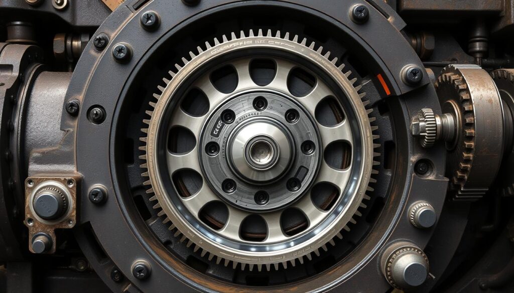 Flywheel in machinery