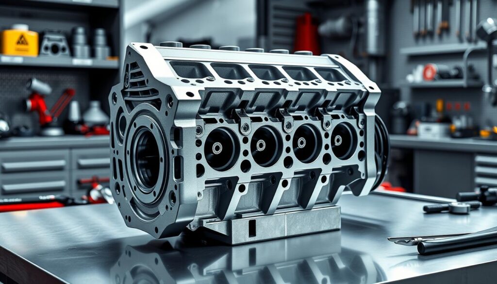 Aluminum engine block