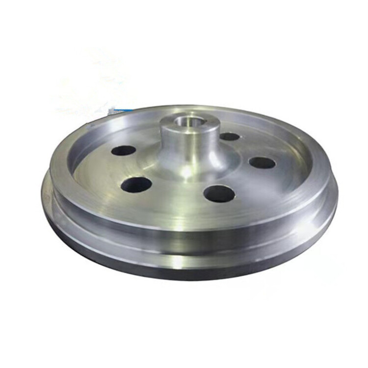 Cast steel wheel