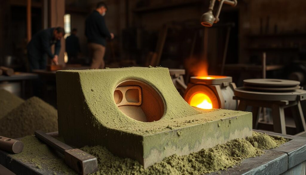 green sand casting