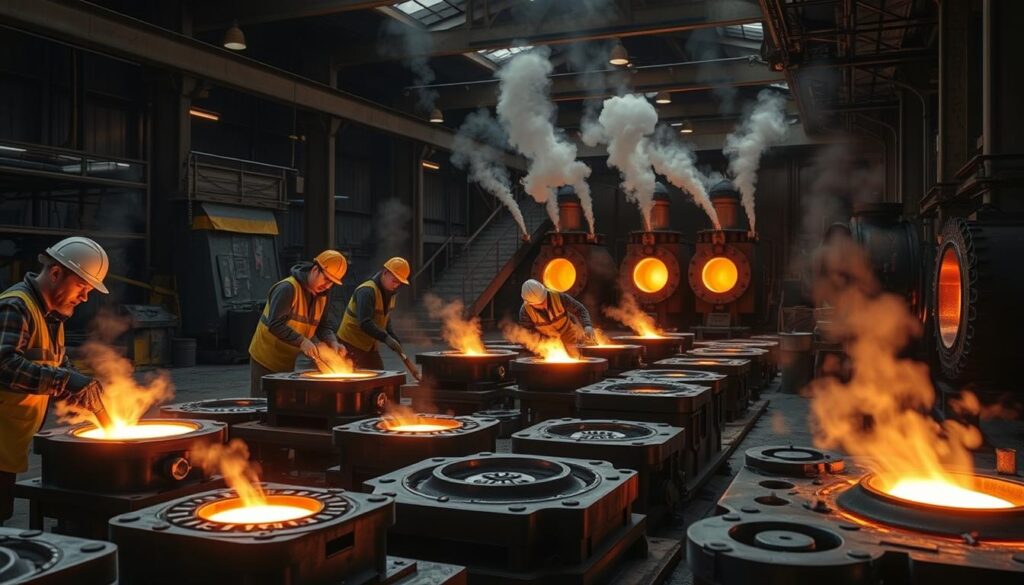 steel casting processes