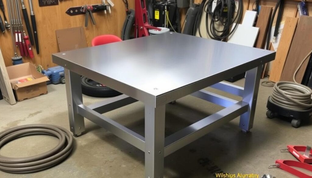 aluminum welding table