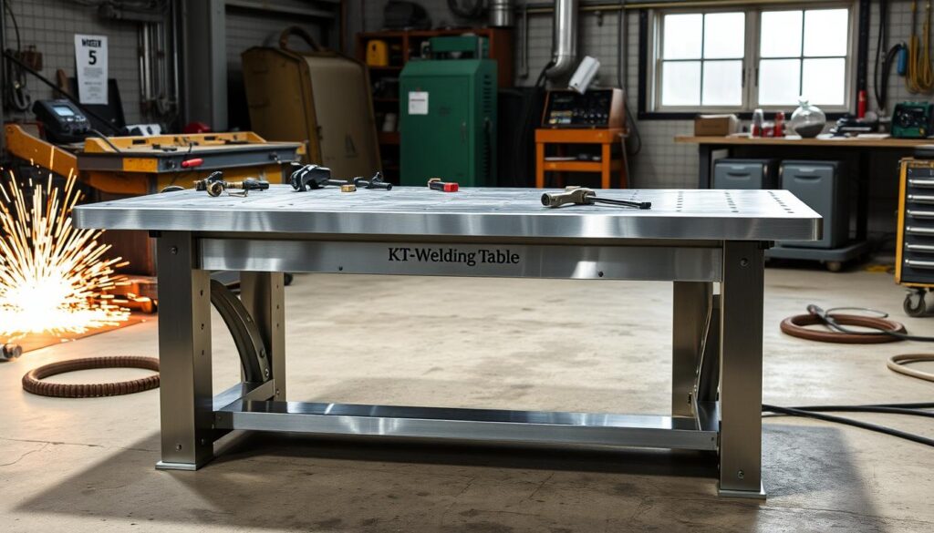 aluminum welding table