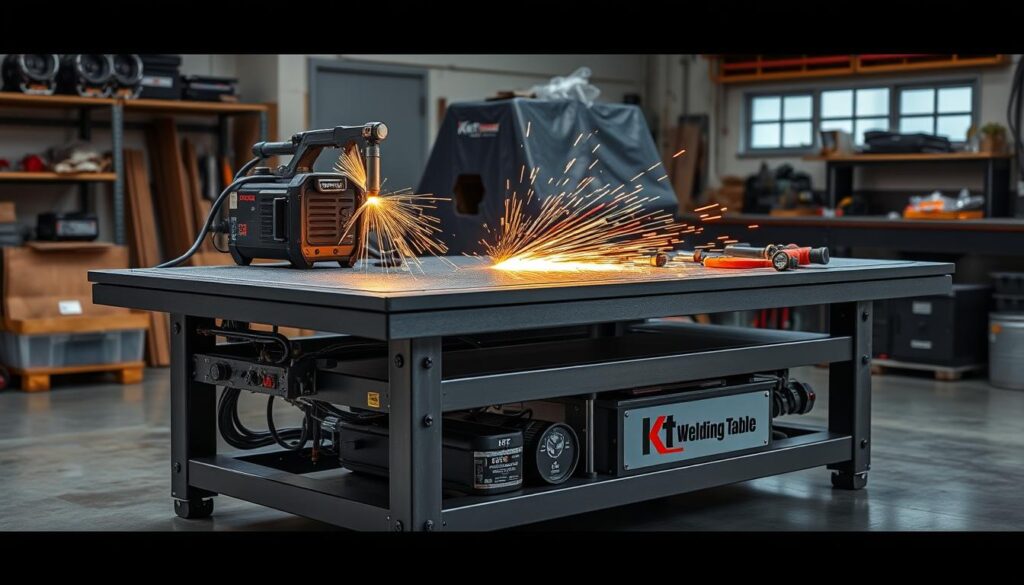 plasma welding table