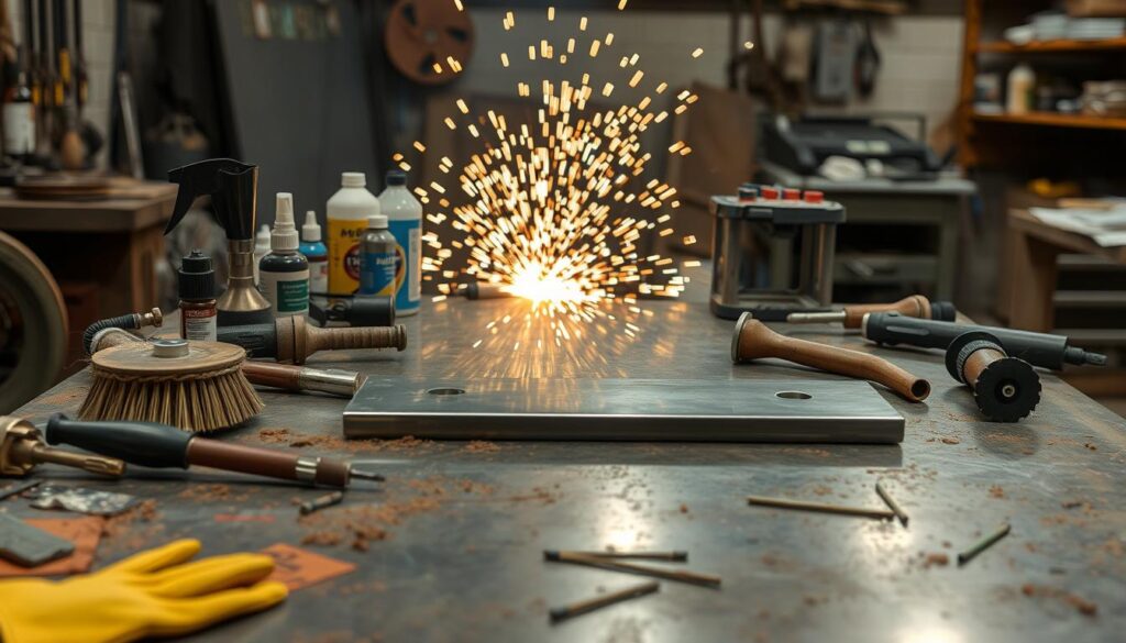 welding table maintenance